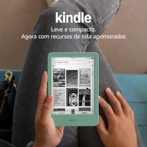 Kindle 16 GB (Última geração) - Leve e compacto, com tela antirreflexo, trocas de página mais rápidas, luz frontal ajustável e bateria de longa duração