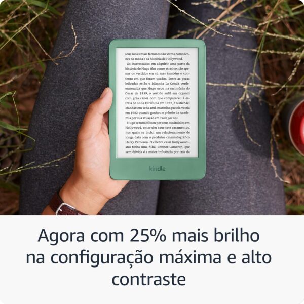 Kindle 16 GB (Última geração) - Leve e compacto, com tela antirreflexo, trocas de página mais rápidas, luz frontal ajustável e bateria de longa duração - Imagem 2