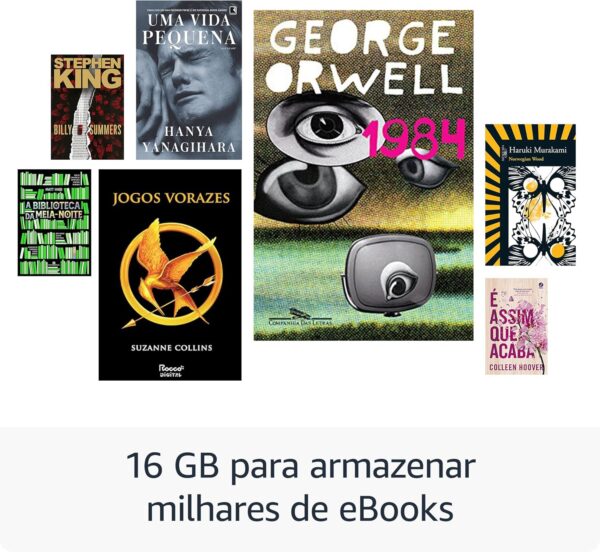 Kindle 16 GB (Última geração) - Leve e compacto, com tela antirreflexo, trocas de página mais rápidas, luz frontal ajustável e bateria de longa duração - Imagem 5