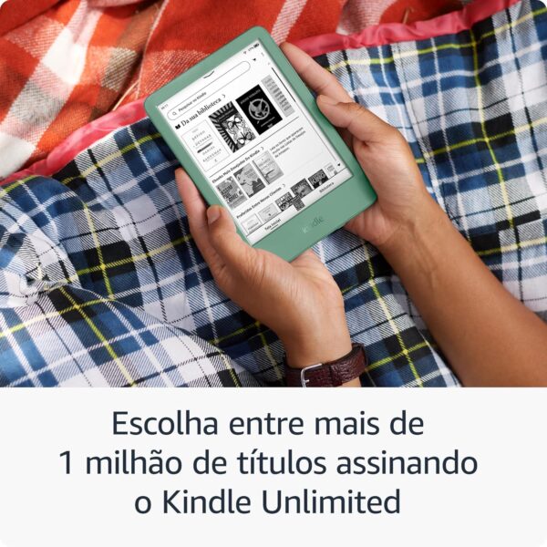 Kindle 16 GB (Última geração) - Leve e compacto, com tela antirreflexo, trocas de página mais rápidas, luz frontal ajustável e bateria de longa duração - Imagem 6
