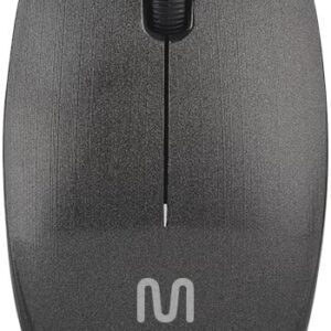 Mouse Sem Fio Standard Usb 1200dpi 3 Botões Design Ergonômico Preto Multi - MO251