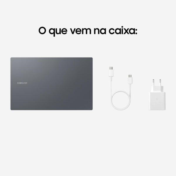 Samsung Galaxy Book4 Intel® Core™ i7 150U, Windows 11 Home, 16GB, 512GB SSD, NVIDIA® GeForce® MX570, 15.6'' Full HD LED, FingerPrint, 1.57kg*. - Imagem 9