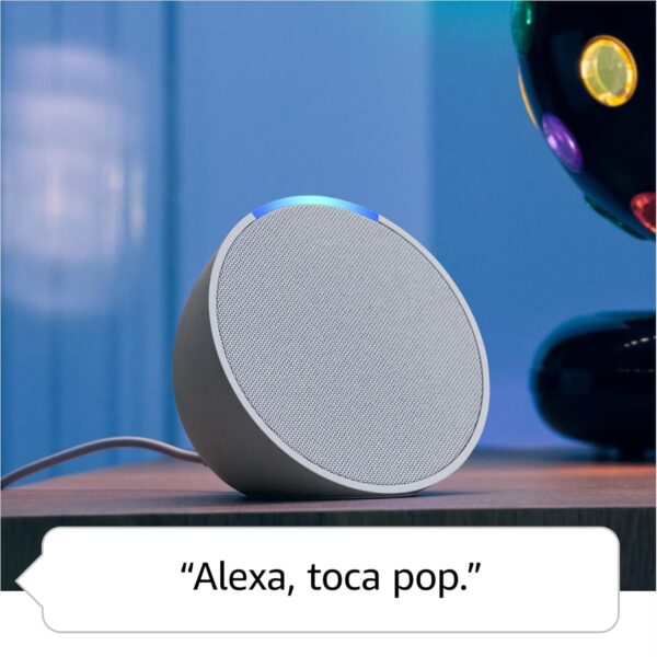 Echo Pop (Geração mais recente) _ Smart speaker compacto com som envolvente e Alexa _ Cor Preta-4