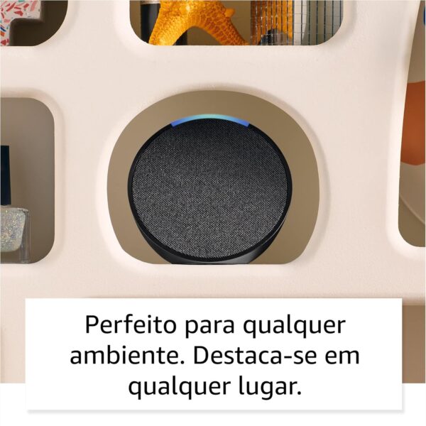 Echo Pop (Geração mais recente) | Smart speaker compacto com som envolvente e Alexa - Imagem 5